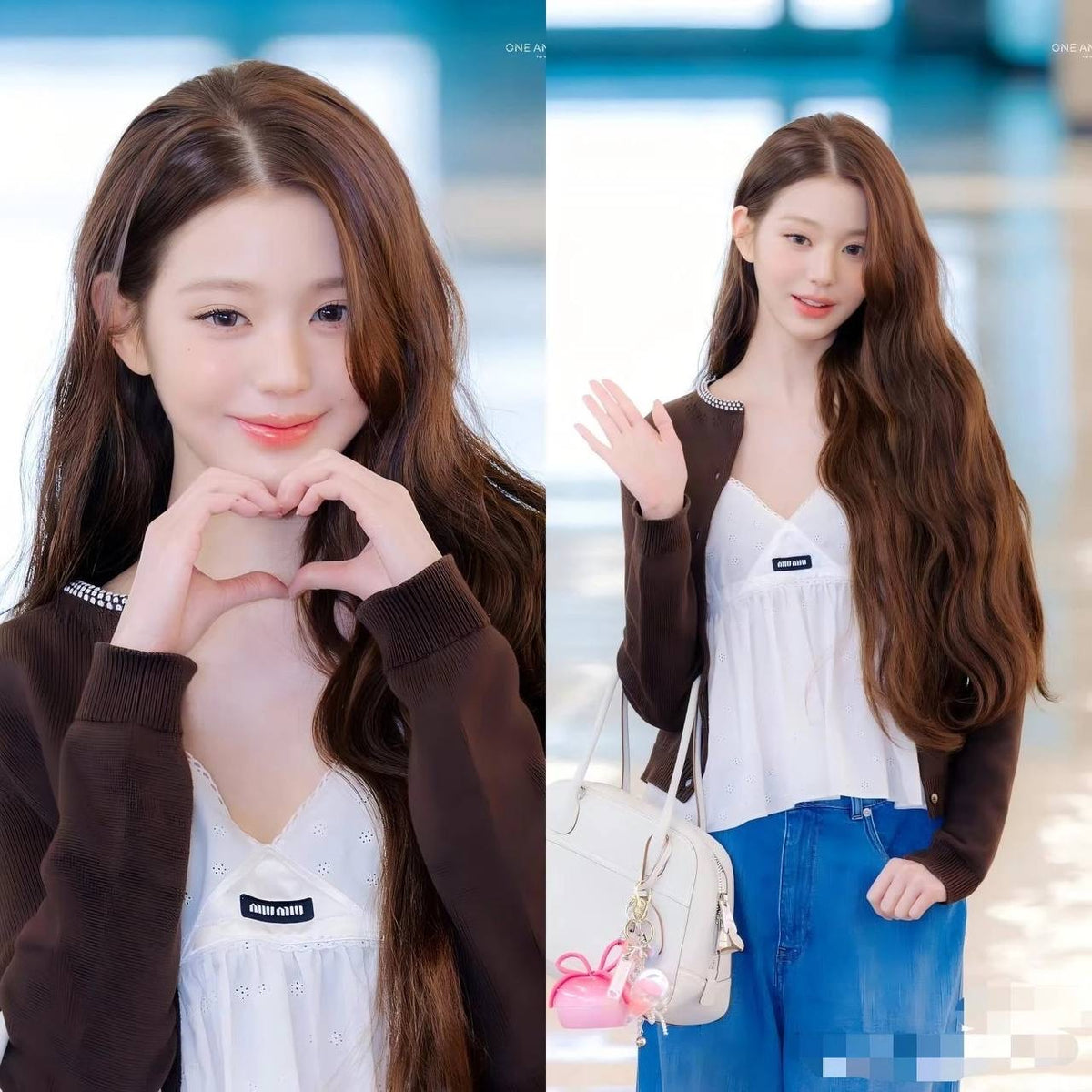 MM Cocoa Brown Cotton Embellished Cardigan