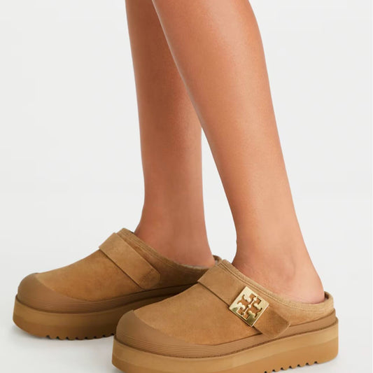 TB Mellow Suede Platform Mule
