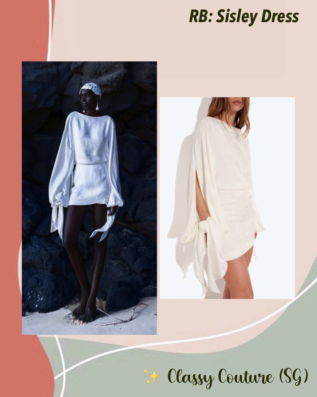 RB Sisley Viscose-blend Mini Dress