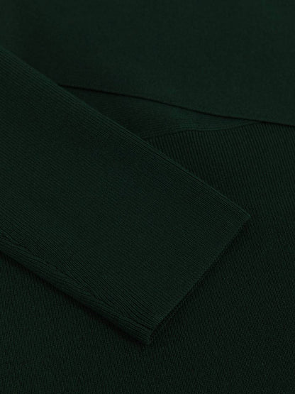 RS Sophia Knitted Wrap Front Midi Dress