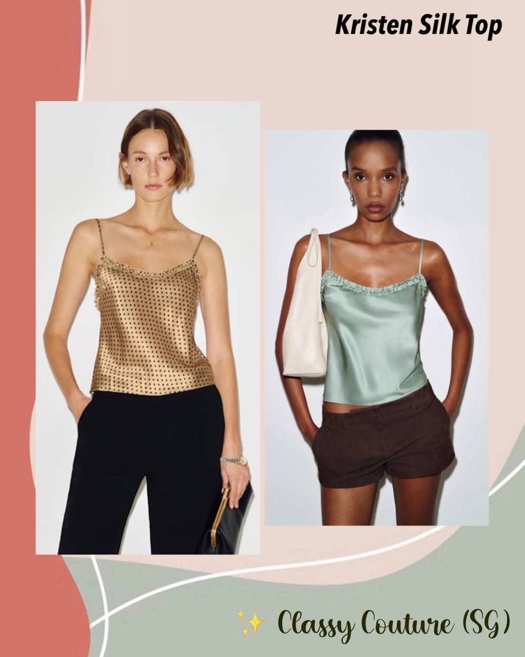 Kristen Silk Top