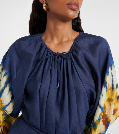 ALM Martine Ramie Tie Dye Mini Dress