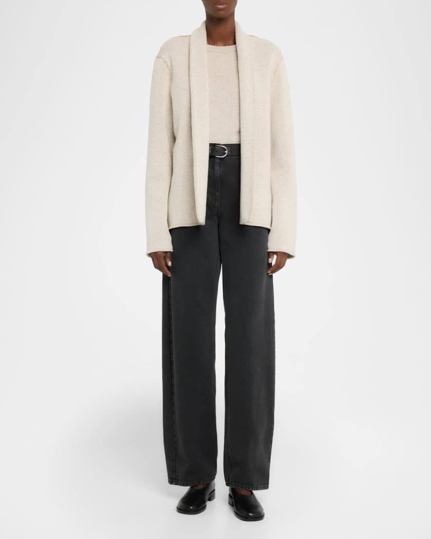 2 Colors! TR Leriko Cashmere Open Cardigan