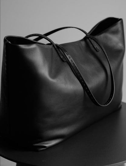 TR The Nuance Lambskin Leather Tote Bag