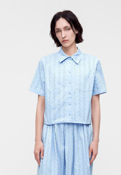 MJ: Carius Embellished Shirt | Skirt