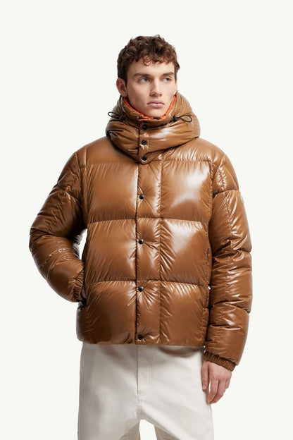 MC Men’s Parana Hooded Short Down Contrast Collar Jacket