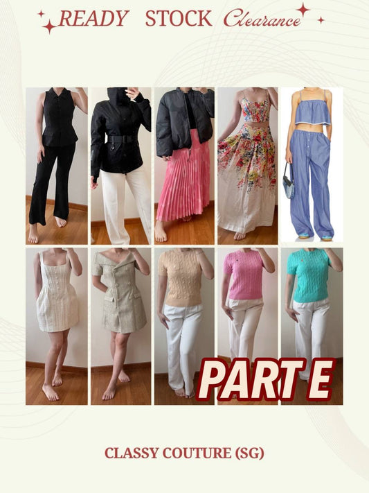 PART E (5/5): Ready Stock Clearance 2!