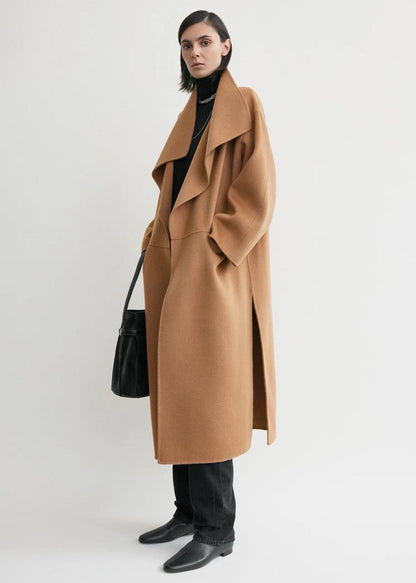 3 Colors! Tot Annecy Signature Wool-Cashmere Coat