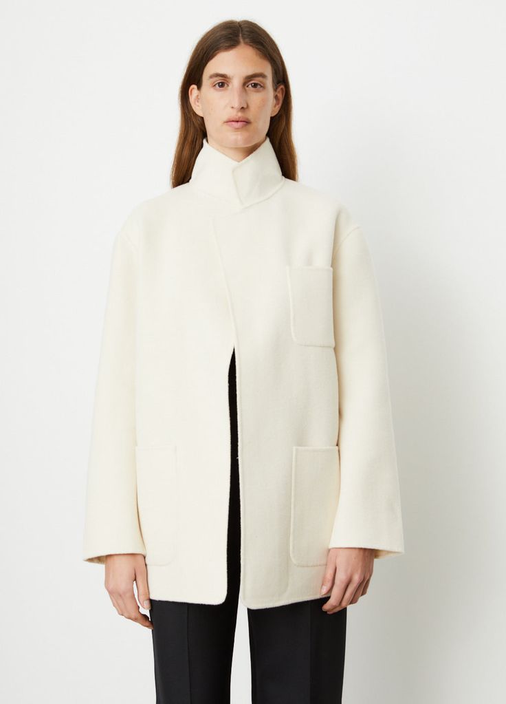 Tot Patch Pocket Double Wool Jacket