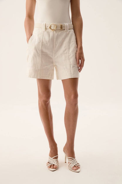 AJ Helm Denim Shorts