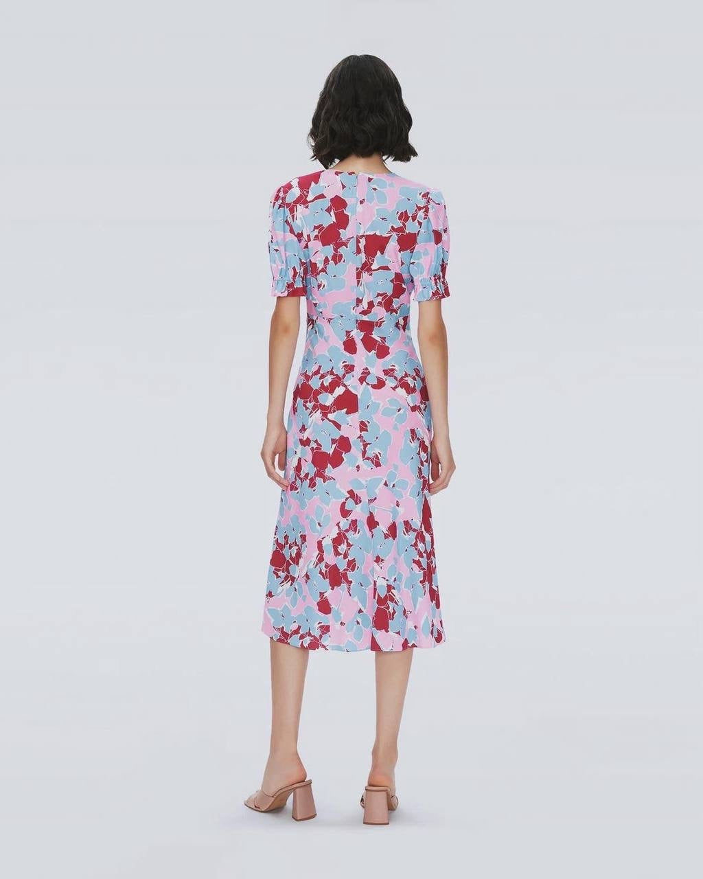 DVF Anaba Twisted Midi Dress