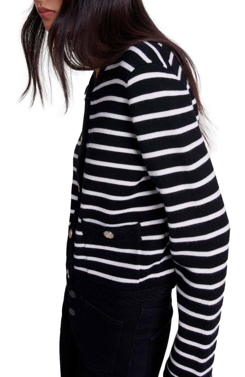 MJ Maracasse Striped Cardigan