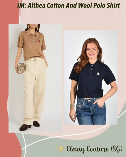 IM Althea Cotton-Wool Polo Shirt