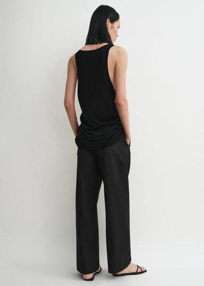 Tot Lyocell-Cashmere Tank Knit Long Top