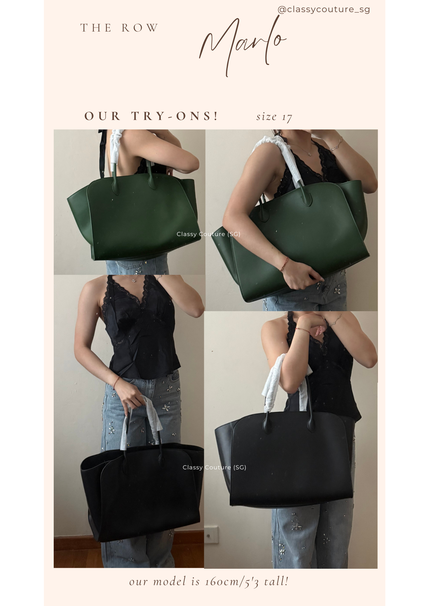 4 Colors! TR Marlo 12/14/17 Bag in Polished Saddle Calfskin Leather