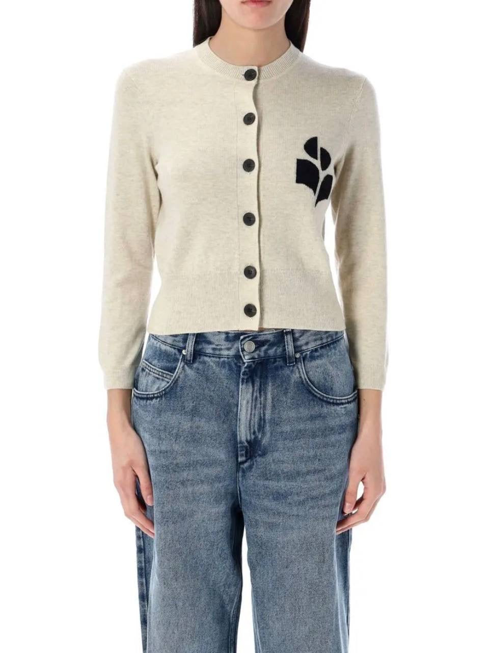 5 Colors! IM Newton Wool-cotton Button-down Cardigan