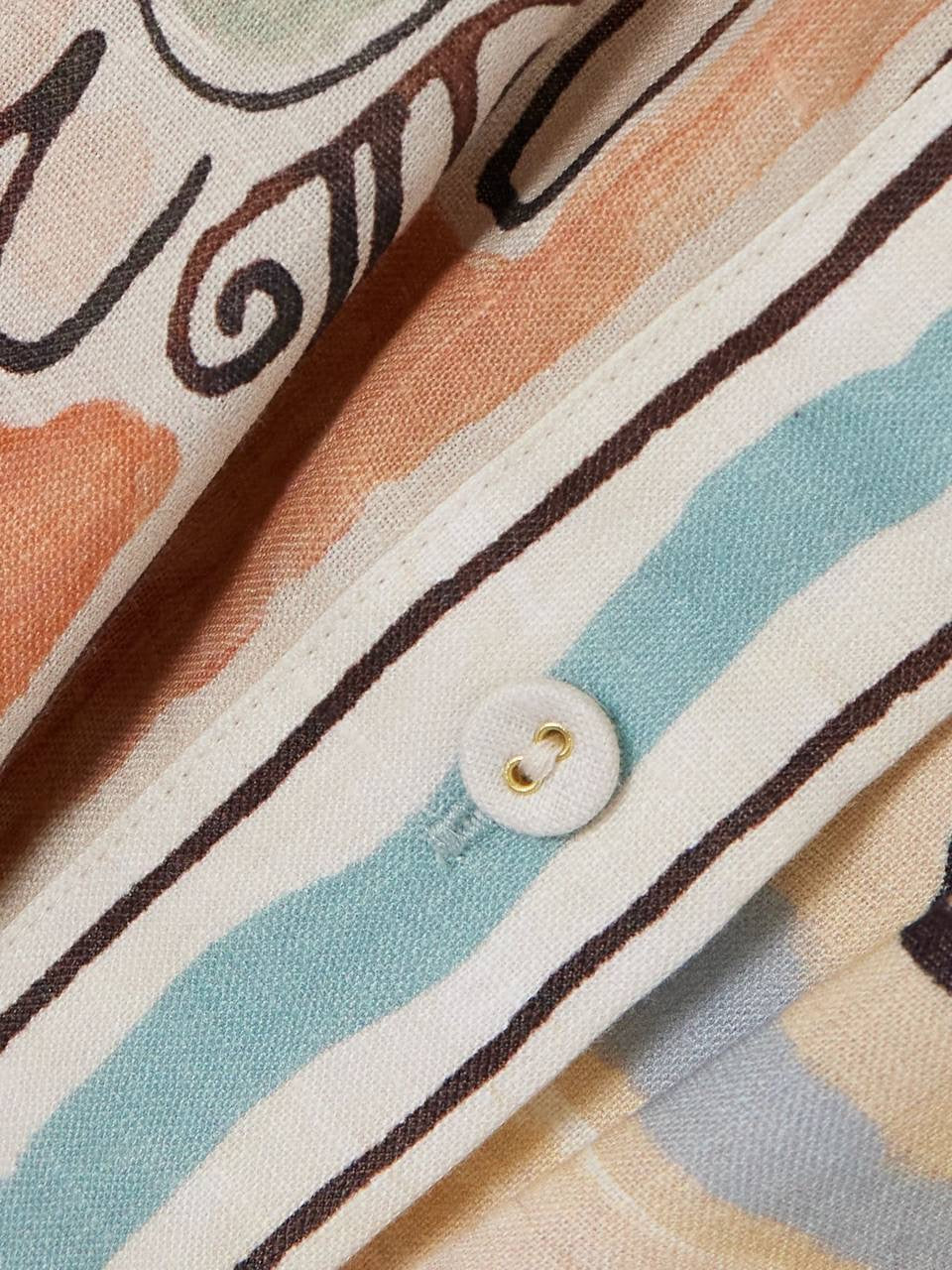 ALM Michelle Linen Mini Shirt Dress