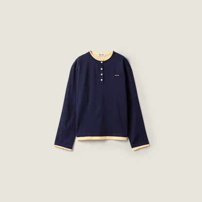 MM Navy Cream Jersey T Shirt