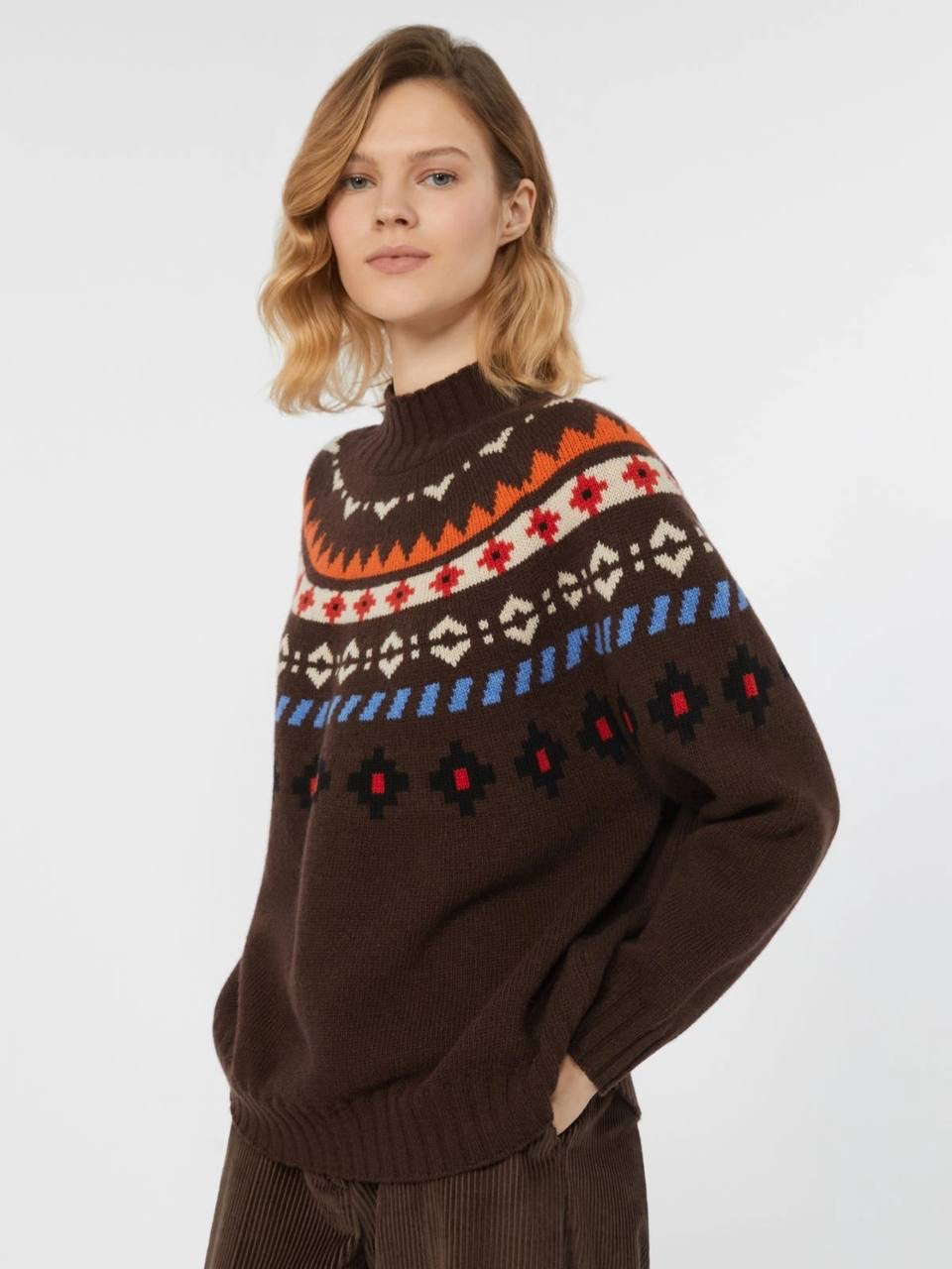 MM Hardy Wool Yoke-patterned Jumper