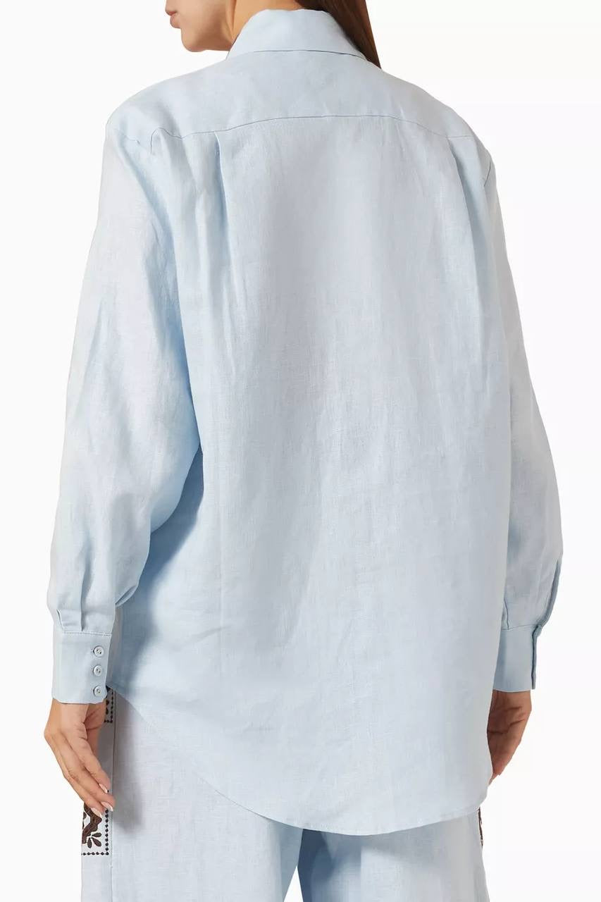 ALM Grace Embroidered Shirt | Pants