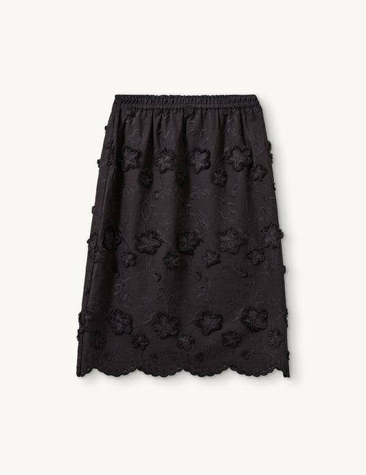 TG Fleur Organic Cotton Broderie Slip Mini Skirt