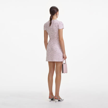 SP Pink Boucle Pearl Crop Top | Midi Skirt | Mini Dress | Set