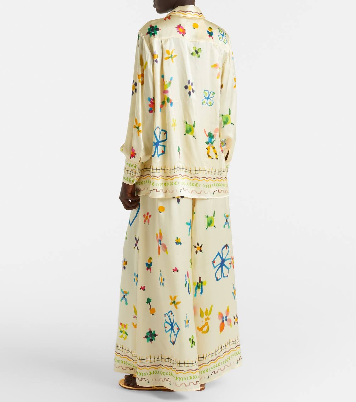 ALM Sidi Floral Silk Shirt | Pants