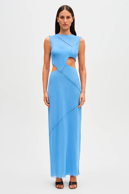 MS Salli Mesh Cut Out Maxi Dress