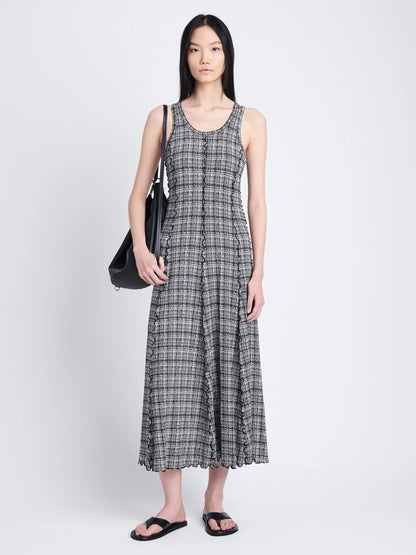 PS Matilda Midi Dress in Painted Grid Jersey