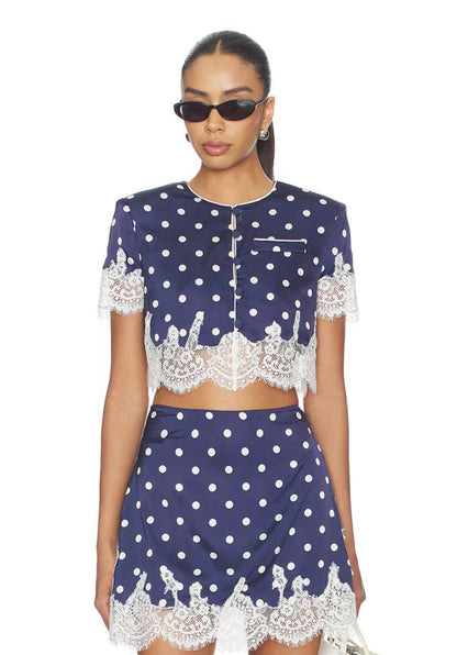 SP Polka Dot Cropped Top | Midi Skirt | Mini Skirt