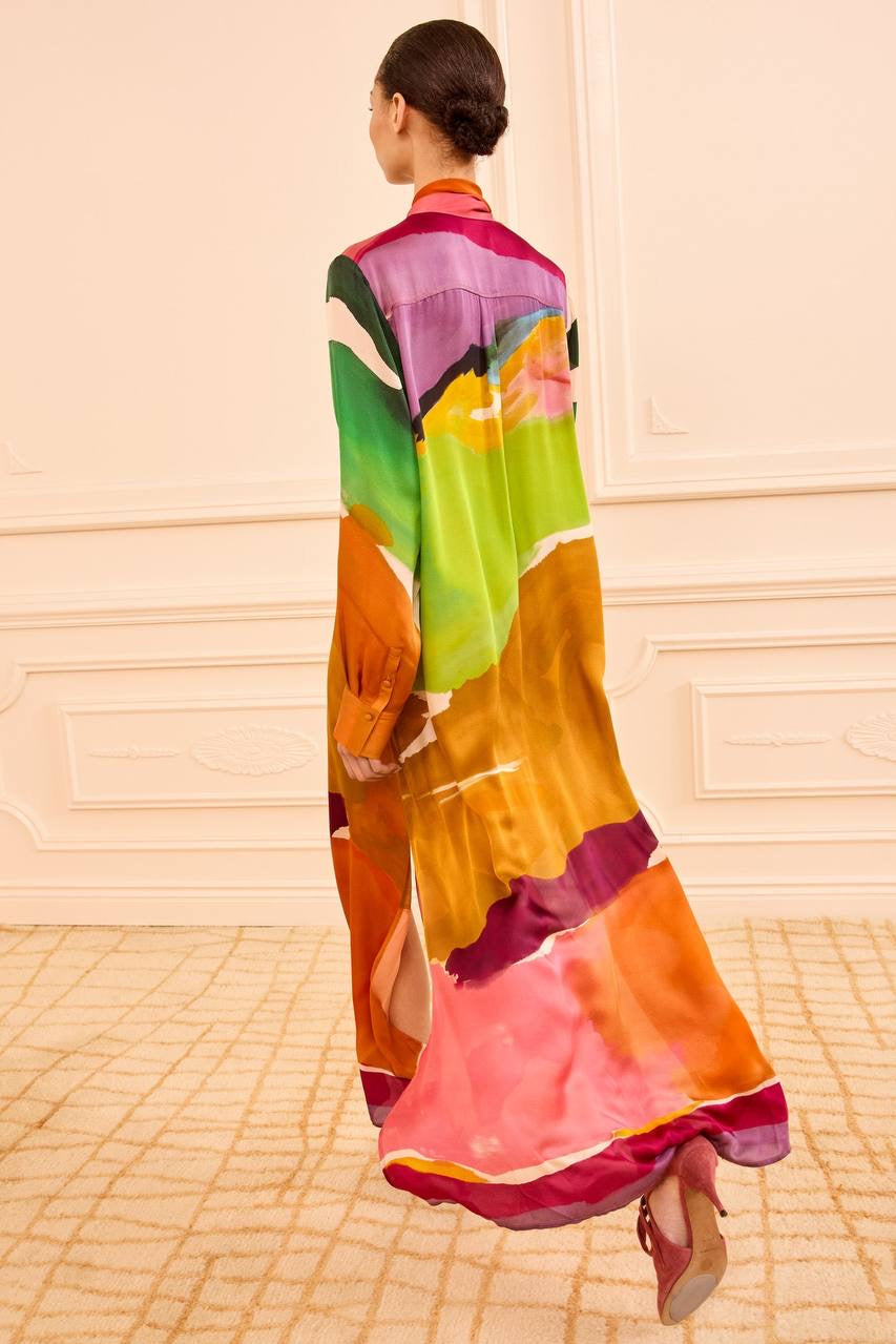 UJ Critique Silk Scarf Dress
