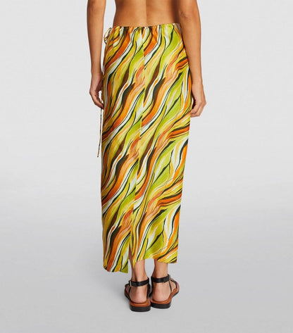CE Folia Silk Bodysuit | Folio Maxi Skirt | Set