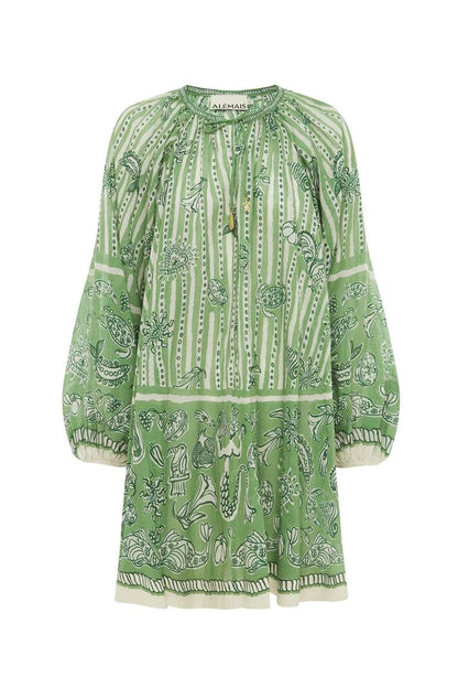 ALM Lula Long Sleeved Ramie Mini Dress