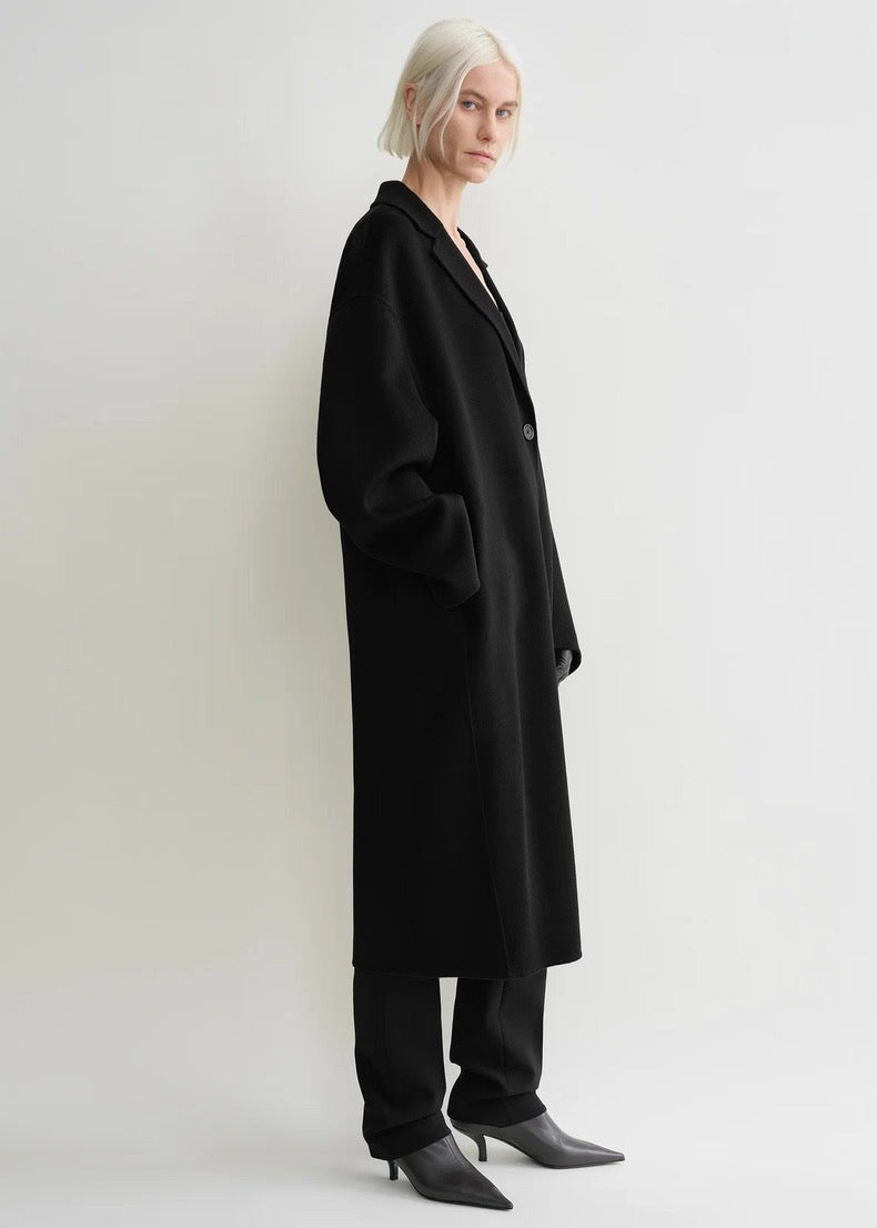 Tot Double Wool Cocoon Coat