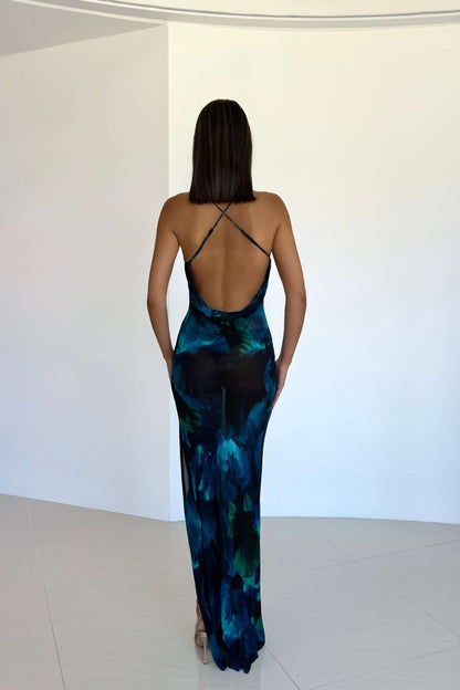 RB Rafinha Sheer Viscose Maxi Dress