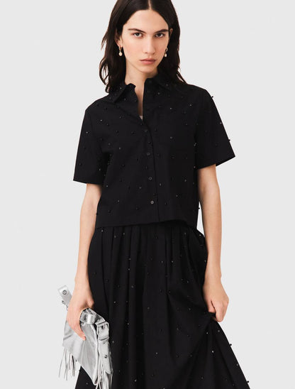 MJ Embellished Shirt | Skirt in Cotton