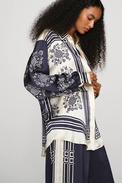ALM Bandera Silk Buttondown Shirt | Trousers