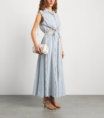 SD Lucio Crop Shirt | Lucia Midi Skirt
