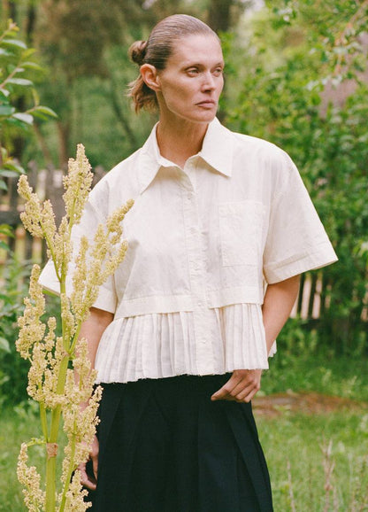 SE Solene Solid Combo Shirt