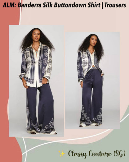 ALM Bandera Silk Buttondown Shirt | Trousers