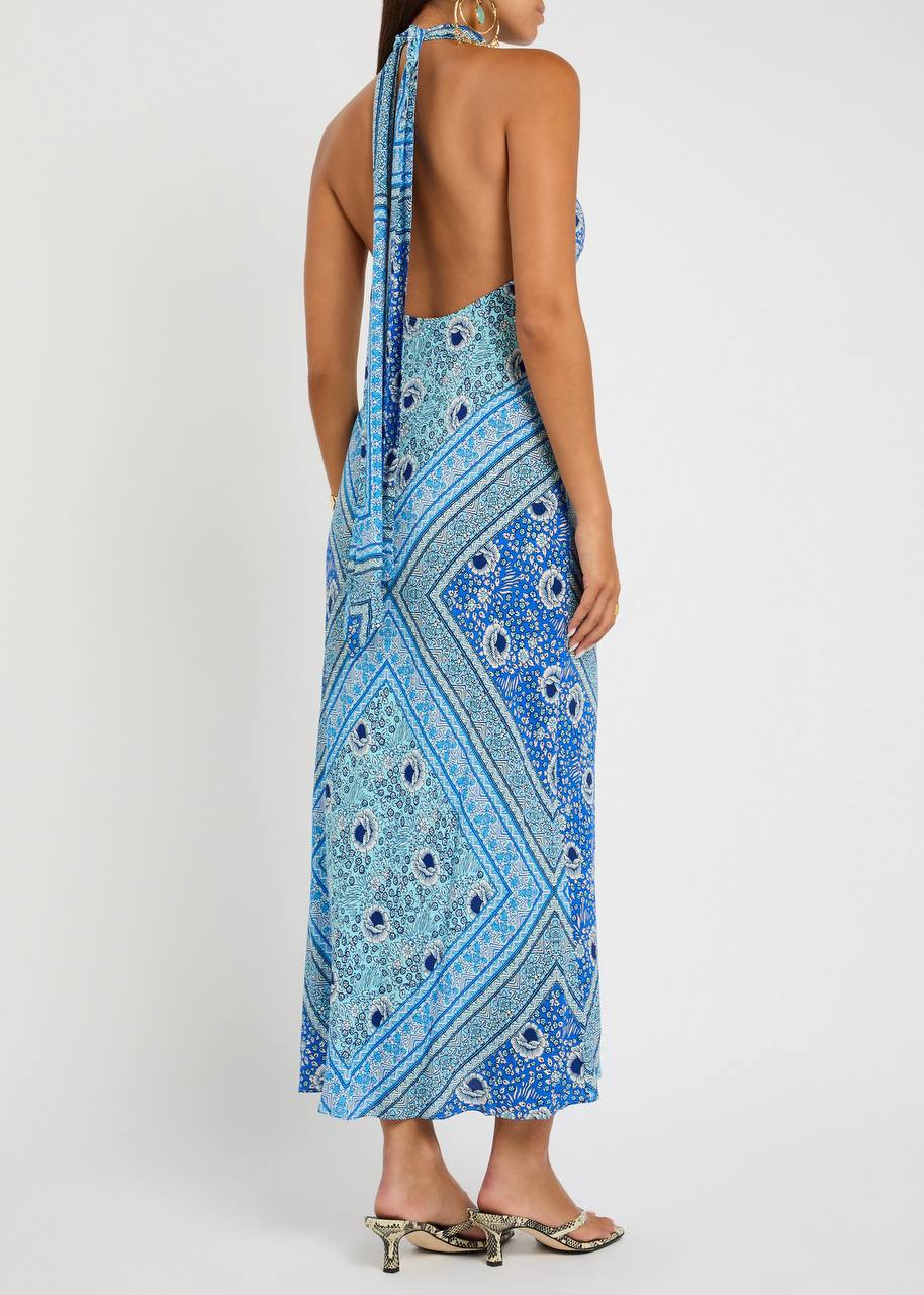 RX Maura Printed Halterneck Dress