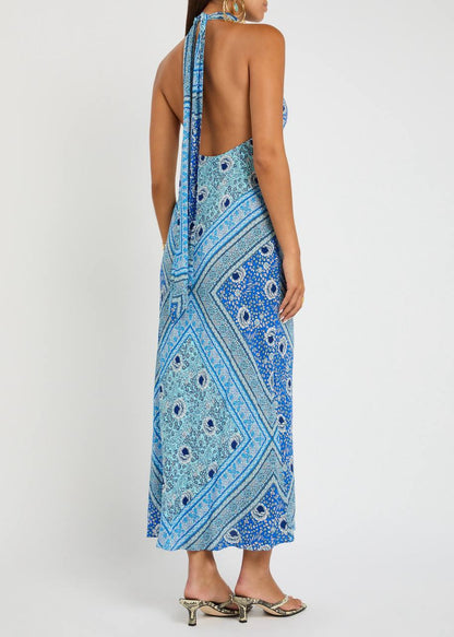 RX Maura Printed Halterneck Dress