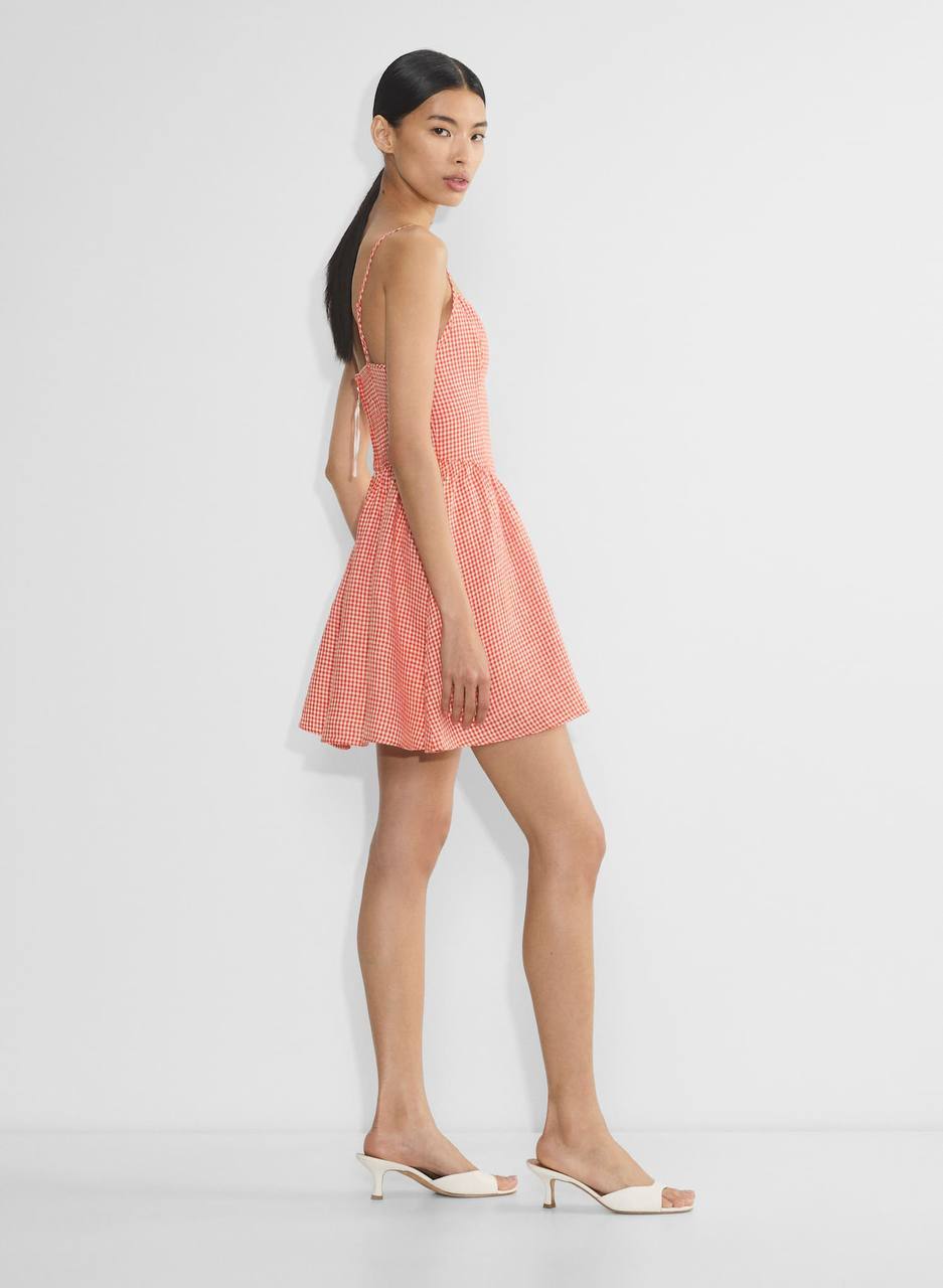3 Colors! ARZ Influence Linen Mini Dress