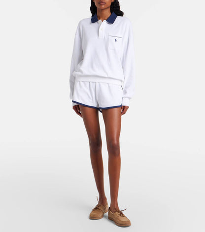 RL Terry Long Sleeve Collared Polo | Shorts