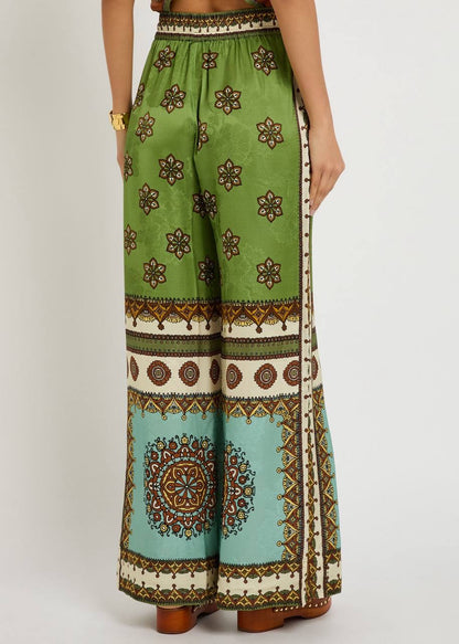 ALM Contina Printed Shirt | Pants | Jacquard Viscose Set