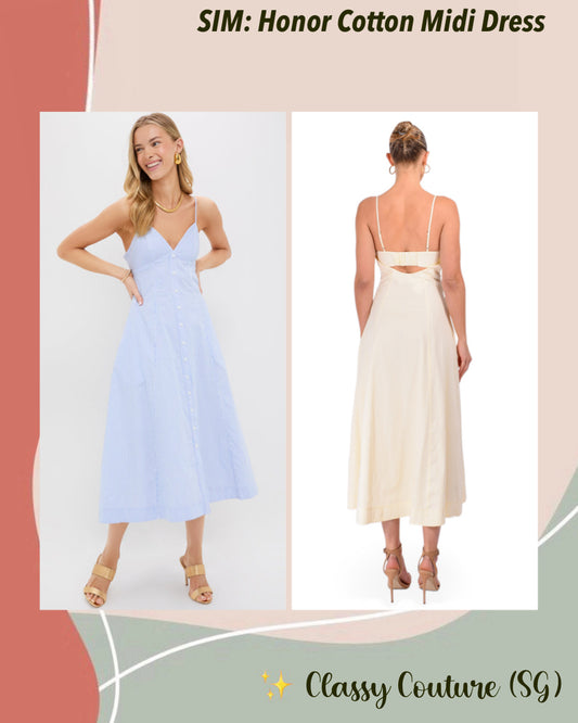 SK Honor Cami Cotton Midi Dress
