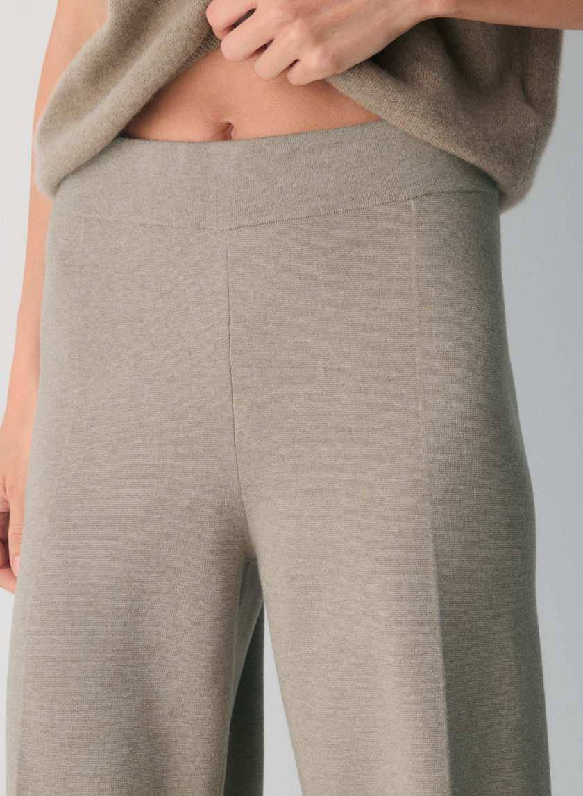 4 Colors! ARZ Soft Viscose-blend Knit Souvenir Pant