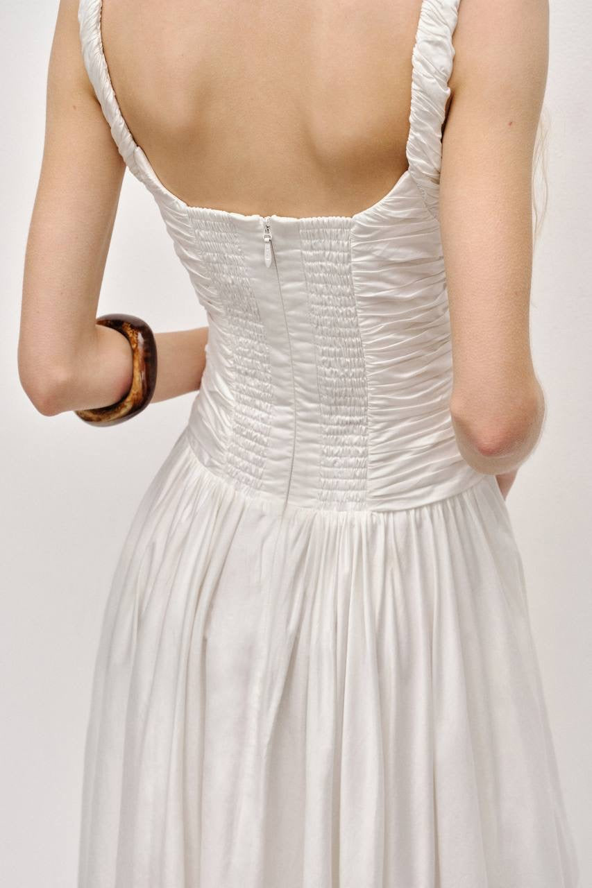 AJ Star Cotton Midi Dress