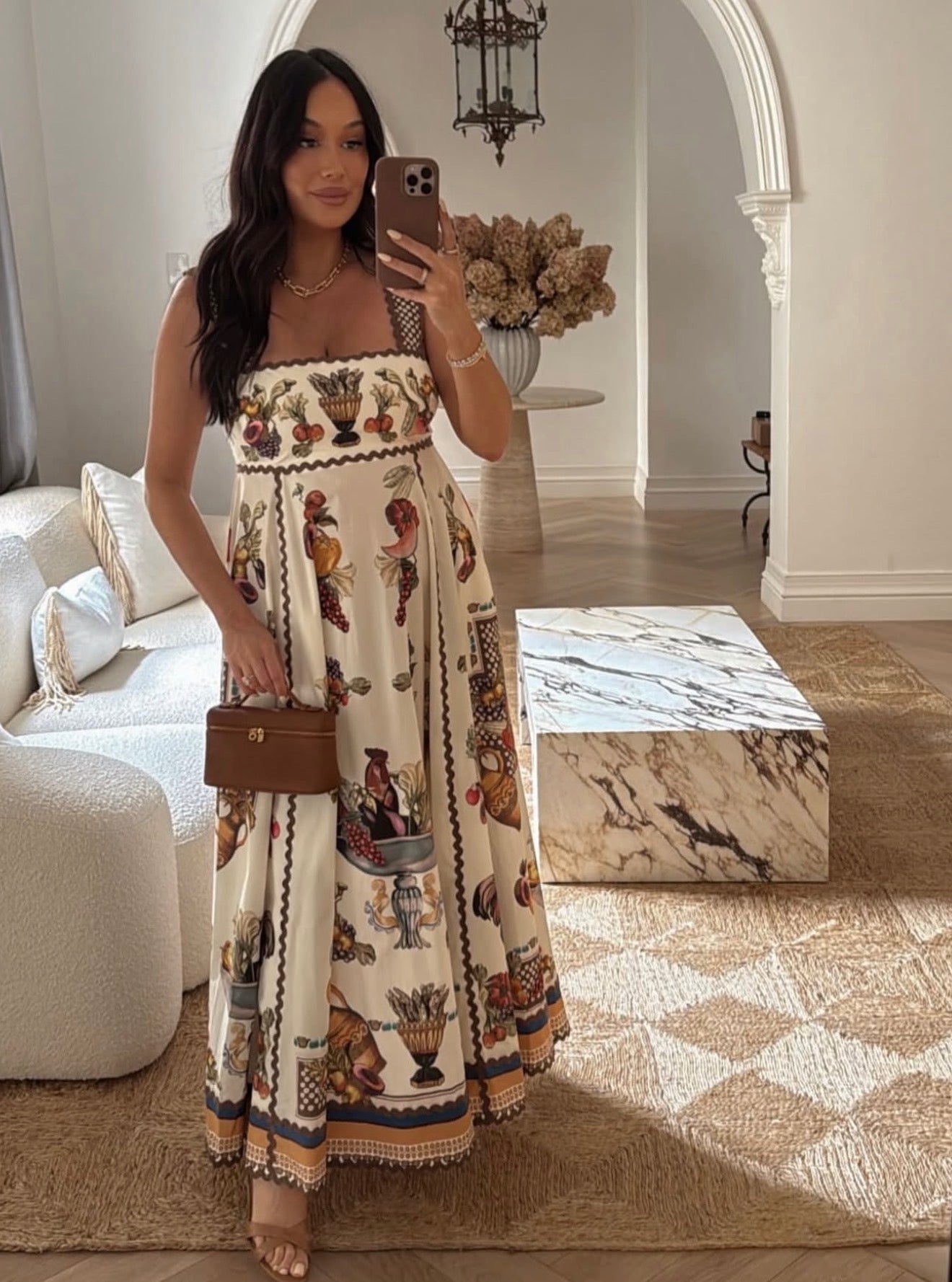 ALM Mercado Cotton Summer Midi Dress Sundress