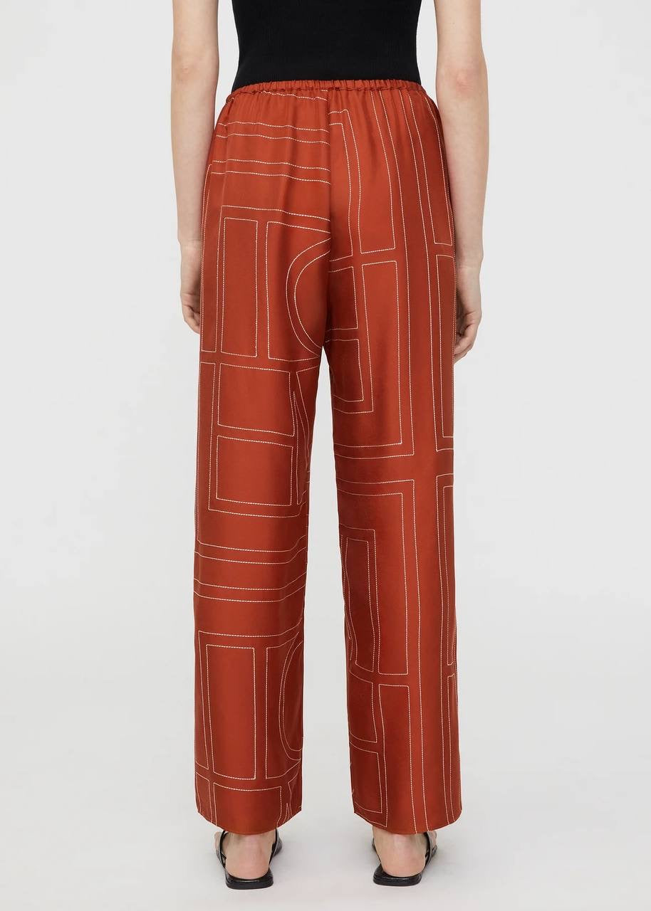 9 Colors! (PART 1/2) Tot Monogram Silk PJ Shirt Top | Shorts | Pants | Embroidered Set